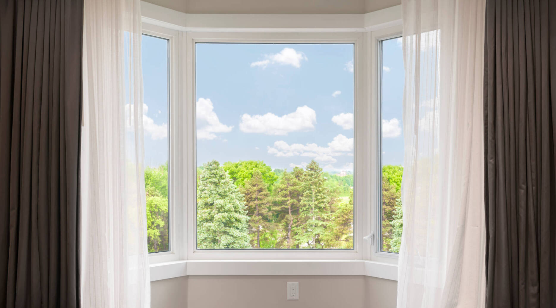 Bay Window With Summer View