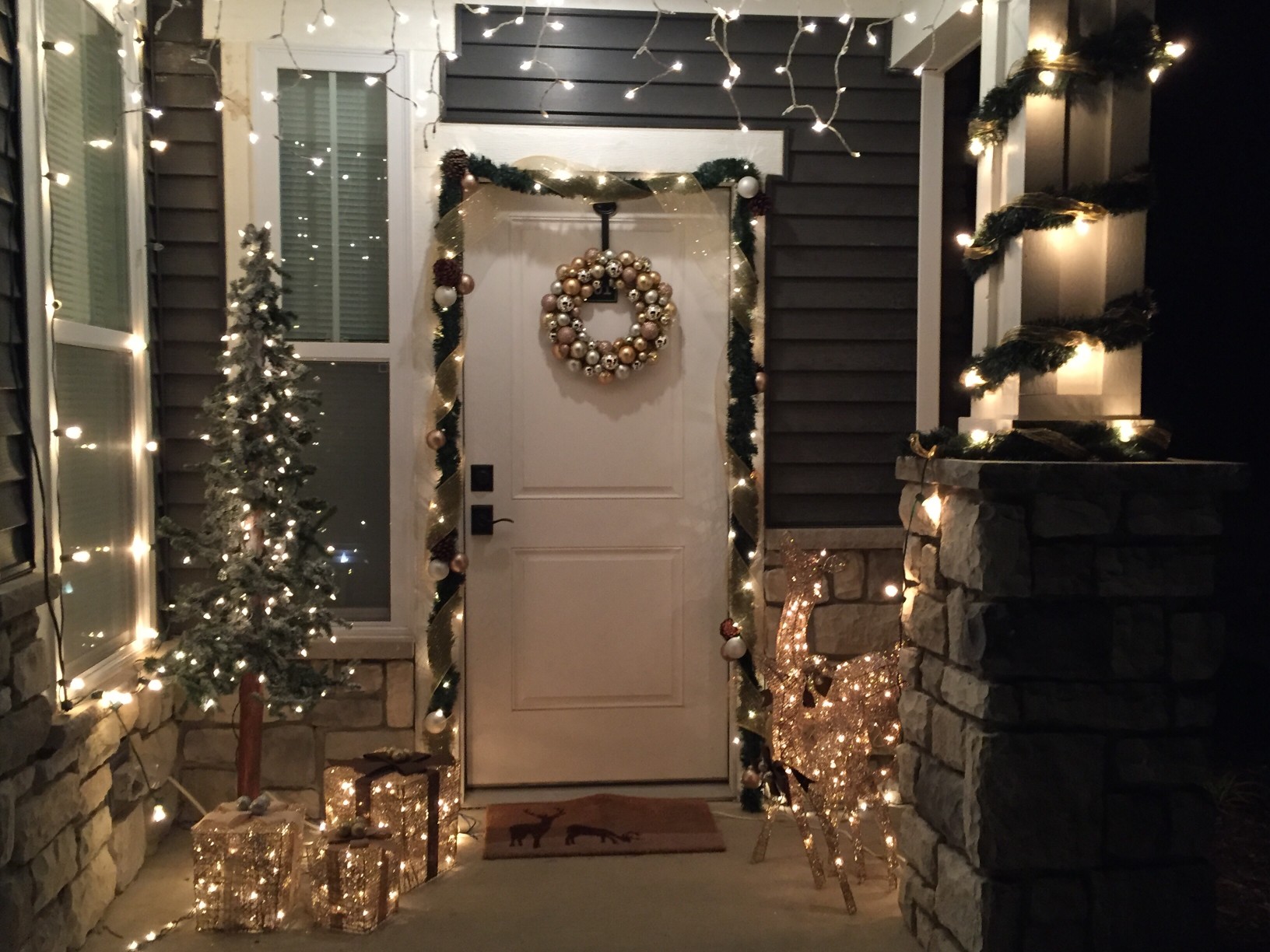 Give Your Front Porch and Door a Holiday Facelift